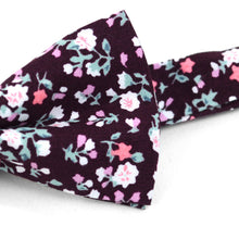 Load image into Gallery viewer, Floral Wedding Cotton Banded Bow Tie
