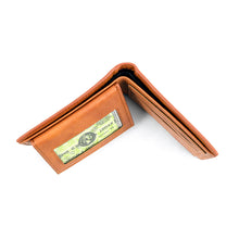 Load image into Gallery viewer, Black Bi-Fold Leather Wallet
