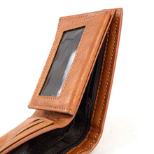 Load image into Gallery viewer, Black Bi-Fold Leather Wallet
