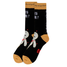 Load image into Gallery viewer, Men&#39;s Socks - Voodoo Doll Halloween Novelty Socks

