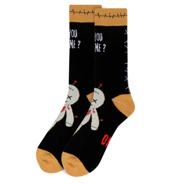 Men's Socks - Voodoo Doll Halloween Novelty Socks