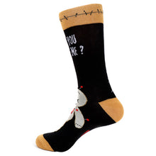 Load image into Gallery viewer, Men&#39;s Socks - Voodoo Doll Halloween Novelty Socks

