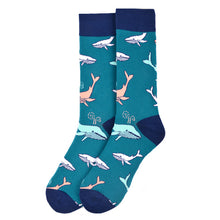 Load image into Gallery viewer, Men&#39;s Socks - Whale Novelty Socks
