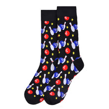 Load image into Gallery viewer, Men&#39;s Socks - Bowling Novelty Socks
