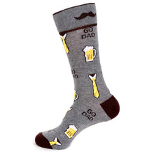 Load image into Gallery viewer, Men&#39;s Socks - Go Dad Novelty Socks
