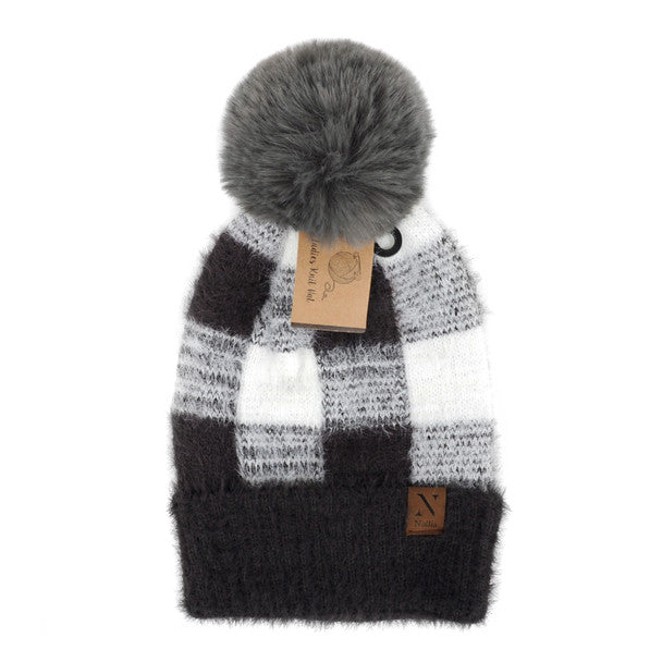 Women's Winter Hat - Pom Pom Knit Hat