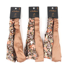 Load image into Gallery viewer, Headband - 2pc Floral Print and Solid
