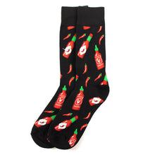 Load image into Gallery viewer, Men&#39;s Socks - Hot Sauce Novelty Socks
