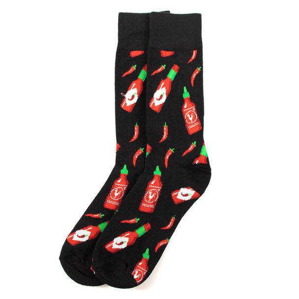 Men's Socks - Hot Sauce Novelty Socks