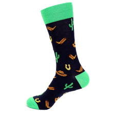 Load image into Gallery viewer, Men&#39;s Socks - Wile West Novelty Socks
