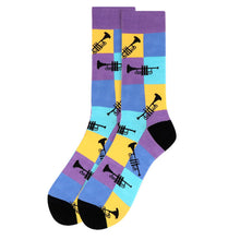 Load image into Gallery viewer, Men&#39;s Socks - Trumpet Novelty Socks
