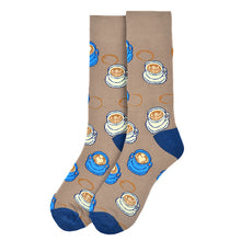 Load image into Gallery viewer, Men&#39;s Socks - Coffee Novelty Socks
