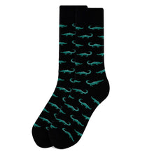 Load image into Gallery viewer, Men&#39;s Socks - Alligator Novelty Socks
