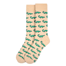 Load image into Gallery viewer, Men&#39;s Socks - Alligator Novelty Socks
