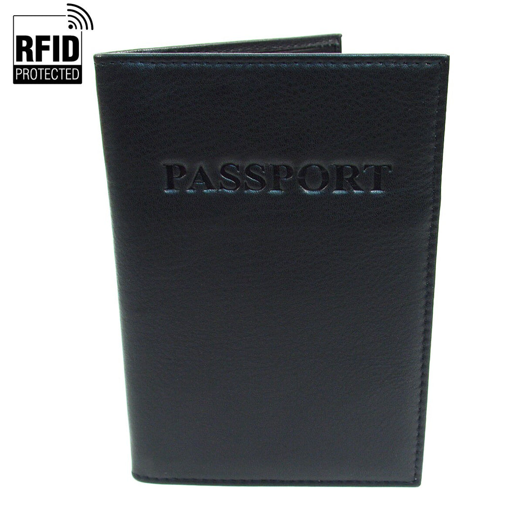 RFID Genuine Leather Passport Case RFID-GLPC1