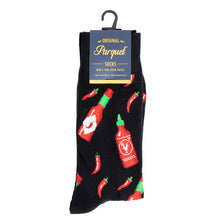 Load image into Gallery viewer, Men&#39;s Socks - Hot Sauce Novelty Socks
