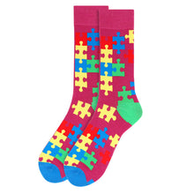 Load image into Gallery viewer, Men&#39;s Socks - Autism Awareness Novelty Socks
