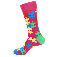 Load image into Gallery viewer, Men&#39;s Socks - Autism Awareness Novelty Socks
