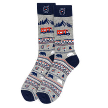 Load image into Gallery viewer, Men&#39;s Socks - Road Trip Novelty Socks
