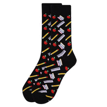 Load image into Gallery viewer, Men&#39;s Socks - School Supplies Novelty Socks
