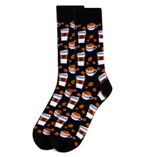 Load image into Gallery viewer, Men&#39;s Socks - Coffee Cups Novelty Socks
