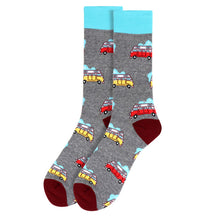 Load image into Gallery viewer, Men&#39;s Socks - Camping Car Novelty Socks
