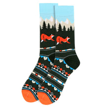 Load image into Gallery viewer, Men&#39;s Socks - Fox novelty Socks
