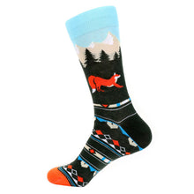 Load image into Gallery viewer, Men&#39;s Socks - Fox novelty Socks
