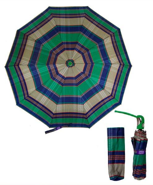 Nollia Compact Plaid Auto-Open Travel Umbrella – 12