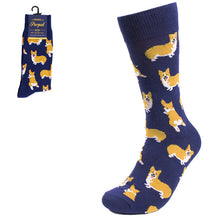 Load image into Gallery viewer, Men&#39;s Socks - Dancing Dog Novelty Socks
