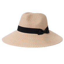 Load image into Gallery viewer, Women&#39;s Hats - Wide Brim Ribbon Straw Hat
