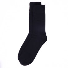 Load image into Gallery viewer, Men&#39;s Socks - Solid Black Fancy Dress - 3 Pack
