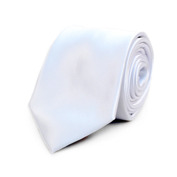 Men's Tie - Solid Color Premium Quality Formal Tied - Decorative Tipping