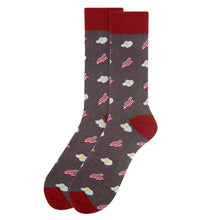 Load image into Gallery viewer, Men&#39;s Socks - Bacon &amp; Eggs Novelty Socks
