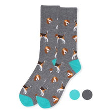 Load image into Gallery viewer, Men&#39;s Socks - Novelty Beagle Dog Socks

