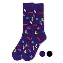Load image into Gallery viewer, Men&#39;s Socks - Tetris Game Novelty Socks
