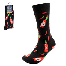 Load image into Gallery viewer, Men&#39;s Socks - Hot Sauce Novelty Socks
