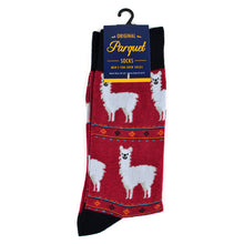 Load image into Gallery viewer, Men&#39;s Socks - Alpaca Fun Novelty Socks
