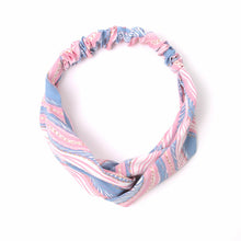 Load image into Gallery viewer, Headband - Ladies Cirss-Cross Paisley Elastic
