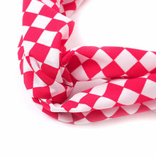 Load image into Gallery viewer, Headband - Ladies Criss-Cross Checker Elastic
