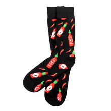 Load image into Gallery viewer, Men&#39;s Socks - Hot Sauce Novelty Socks
