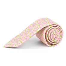 Load image into Gallery viewer, Tie - Floral Cotton Slim Tie  2.5&quot;
