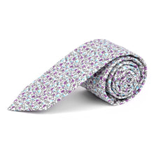 Load image into Gallery viewer, Tie - Floral Cotton Slim Tie  2.5&quot;
