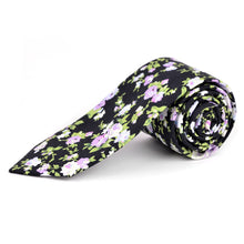 Load image into Gallery viewer, Tie - Floral Cotton Slim Tie  2.5&quot;
