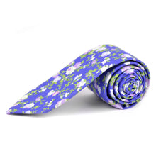 Load image into Gallery viewer, Tie - Floral Cotton Slim Tie  2.5&quot;
