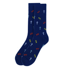 Load image into Gallery viewer, Men&#39;s Socks - Premium Cotton Collection - Religious
