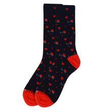 Load image into Gallery viewer, Men&#39;s Socks - Love Heart Premium Collection Novelty Socks
