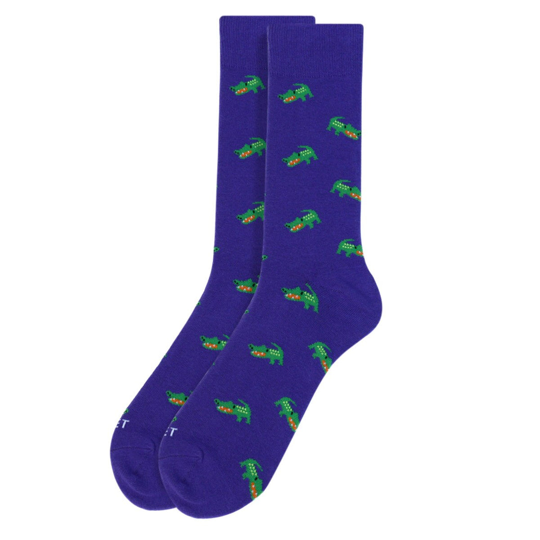 Men's Socks - Premium Cotton Collection - Crocodile
