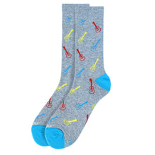 Load image into Gallery viewer, Men&#39;s Socks - Premium Cotton Collection - Guitar
