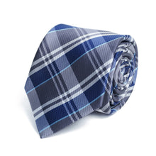 Load image into Gallery viewer, Tie - Plaid Microfiber Poly Woven
